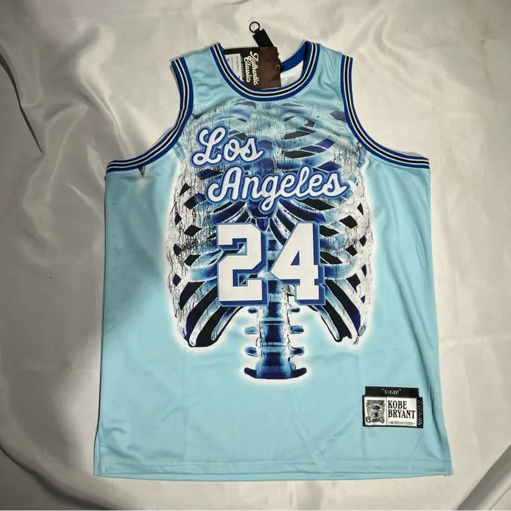 Headgear Classic Kobe Bryant Los Angeles #24 X-Ray Basketball Jersey Size XL - Picture 2 of 6